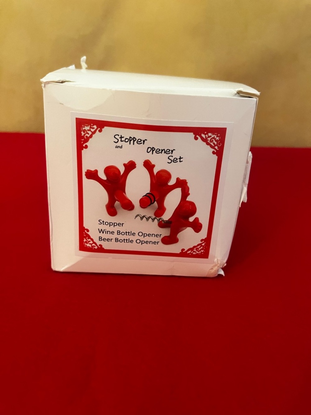 3PC Wine/Beer Stopper & Opener Set